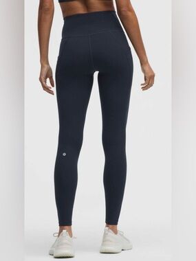 Lululemon NWT Wunder Train High Rise tights 28” leggings True Navy Size 4